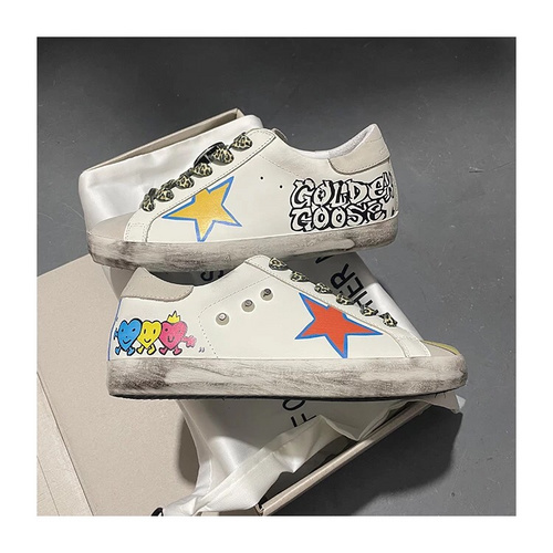 GGDB chip high version 2021 new graffiti small dirty shoes Rainbow couple shoes 34-40 male 41-44-6c1d9963